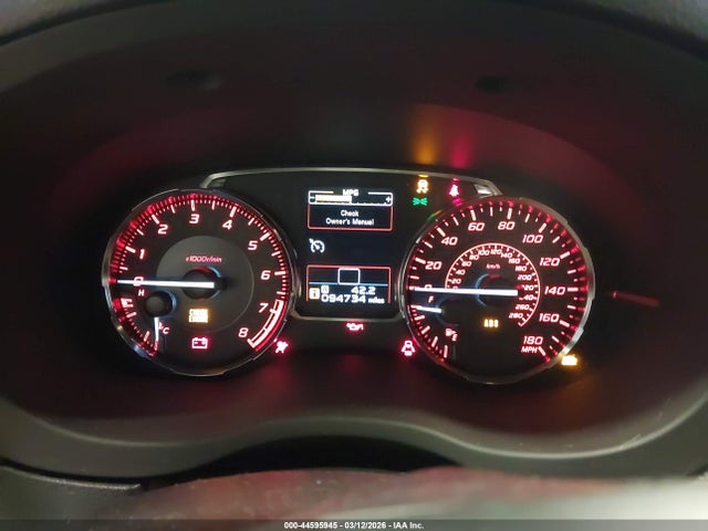 Aukcja sprzedaży 2017 Subaru Wrx Premium, vin: JF1VA1E61H9813060, numer aukcji: 44595945