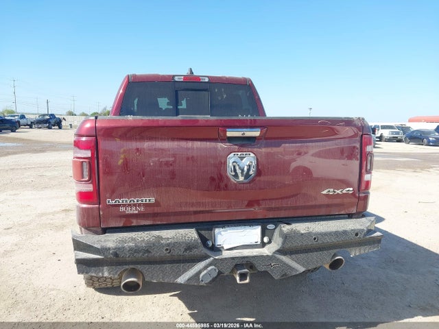 44595985 :رقم المزاد ، 1C6SRFJT8KN528313 vin ، 2019 Ram 1500 Laramie  4x4 5'7 Box مزاد بيع