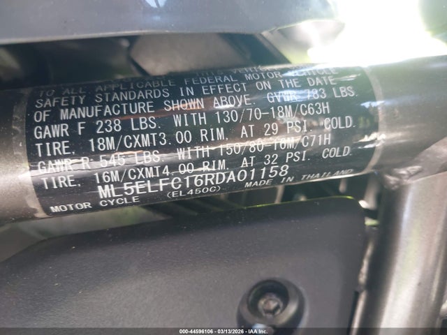 Kawasaki El450 C 2024 ML5ELFC16RDA01158 Image 10