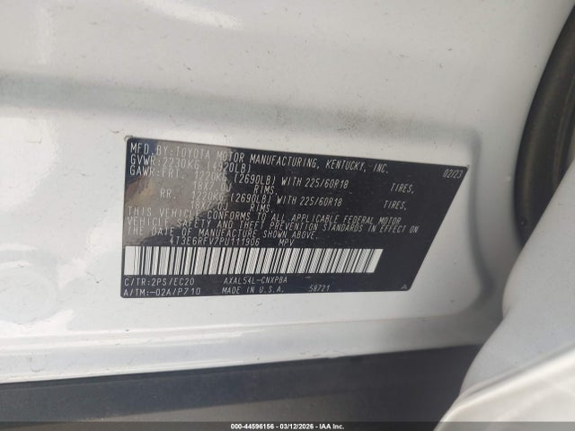 Toyota Rav4 Hybrid Xse 2023 4T3E6RFV7PU111906 Image 9
