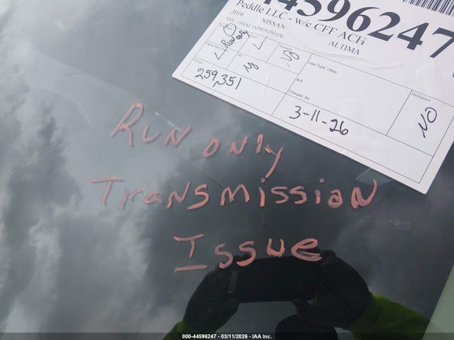Aukcja sprzedaży 2016 Nissan Altima 2.5 S, vin: 1N4AL3AP4GN393576, numer aukcji: 44596247