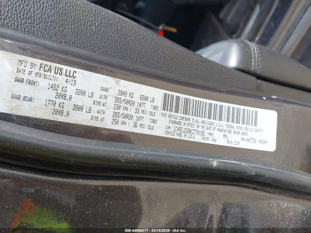 2019 DODGE DURANGO 1C4RDJDG8KC770182 Photo 8