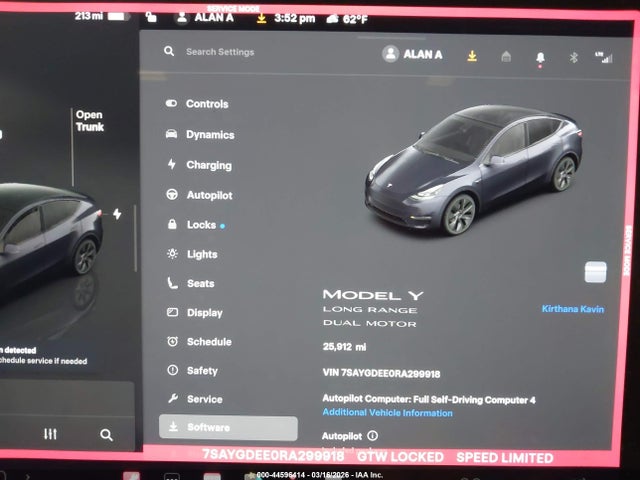 2024 TESLA MODEL Y 7SAYGDEE0RA299918 Photo 6