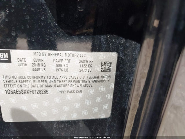 2015 CADILLAC ATS 1G6AE5SXXF0128285 Photo 8