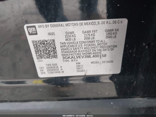 2021 GMC TERRAIN 3GKALVEV3ML400158 Photo 8