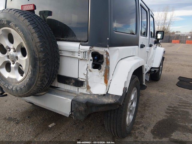 2015 Jeep Wrangler Unlimited Sahara მანქანა იყიდება აუქციონზე, vin: 1C4BJWEG4FL543079, აუქციონის ნომერი: 44596601