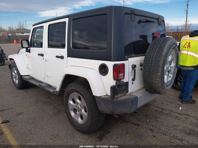 2015 Jeep Wrangler Unlimited Sahara მანქანა იყიდება აუქციონზე, vin: 1C4BJWEG4FL543079, აუქციონის ნომერი: 44596601