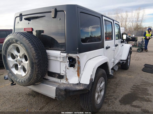2015 Jeep Wrangler Unlimited Sahara მანქანა იყიდება აუქციონზე, vin: 1C4BJWEG4FL543079, აუქციონის ნომერი: 44596601