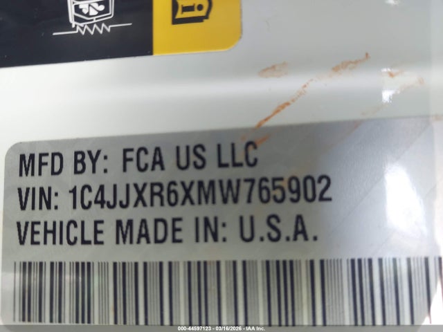 2021 JEEP WRANGLER 4XE 1C4JJXR6XMW765902 Photo 8