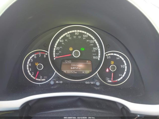 44597354 :رقم المزاد ، 3VW5P7AT7DM819798 vin ، 2013 Volkswagen Beetle 2.5l مزاد بيع