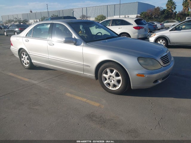 2002 Mercedes-benz S 500 მანქანა იყიდება აუქციონზე, vin: WDBNG75J52A233265, აუქციონის ნომერი: 44597776