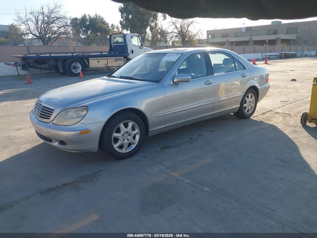 2002 Mercedes-benz S 500 მანქანა იყიდება აუქციონზე, vin: WDBNG75J52A233265, აუქციონის ნომერი: 44597776