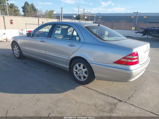 2002 Mercedes-benz S 500 მანქანა იყიდება აუქციონზე, vin: WDBNG75J52A233265, აუქციონის ნომერი: 44597776