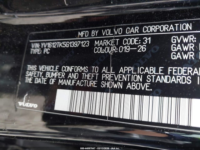 2016 VOLVO S60 YV1612TK5G1397123 Photo 8