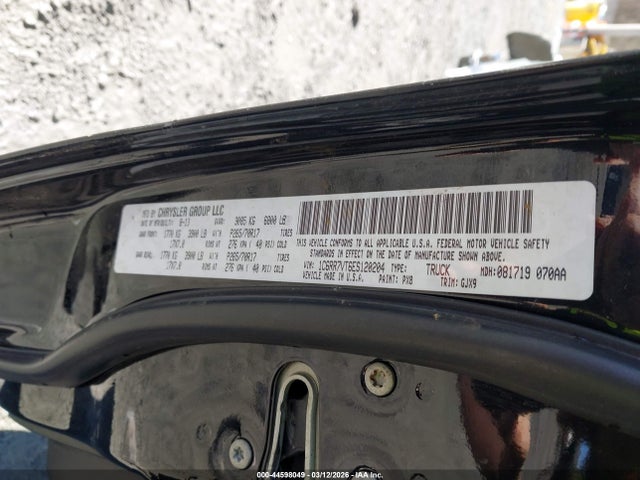 Aukcja sprzedaży 2014 Ram 1500 Laramie, vin: 1C6RR7VT6ES120204, numer aukcji: 44598049