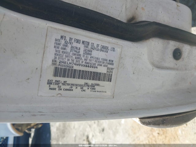 Продаж на аукціоні авто 1997 Mercury Grand Marquis Gs, vin: 2MELM74W9VX663034, номер лоту: 44598089