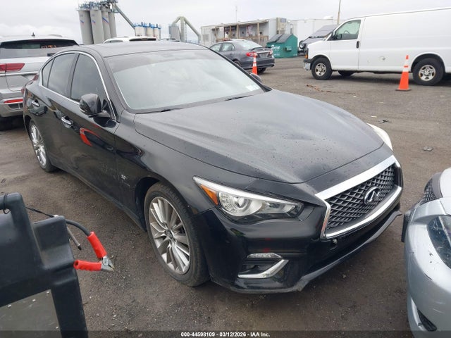 Aukcja sprzedaży 2018 Infiniti Q50 3.0t Luxe, vin: JN1EV7AP9JM591700, numer aukcji: 44598109