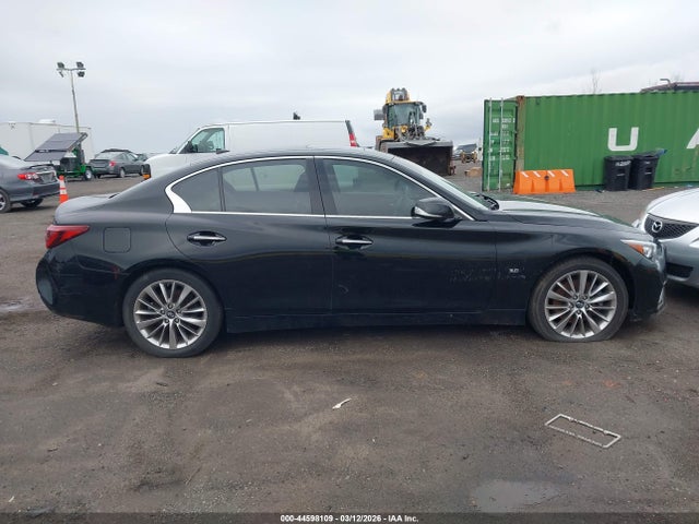 Aukcja sprzedaży 2018 Infiniti Q50 3.0t Luxe, vin: JN1EV7AP9JM591700, numer aukcji: 44598109