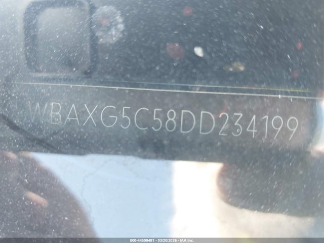 44598481 :رقم المزاد ، WBAXG5C58DD234199 vin ، 2013 Bmw 528i مزاد بيع