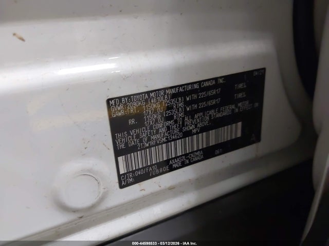 Toyota Rav4 Xle 2021 2T3W1RFV5MC134620 Image 9