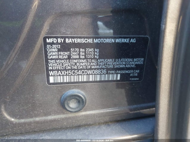 2012 BMW 528I WBAXH5C54CDW08836 Photo 8