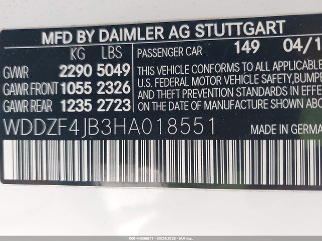 2017 MERCEDES-BENZ E 300 WDDZF4JB3HA018551 Photo 8