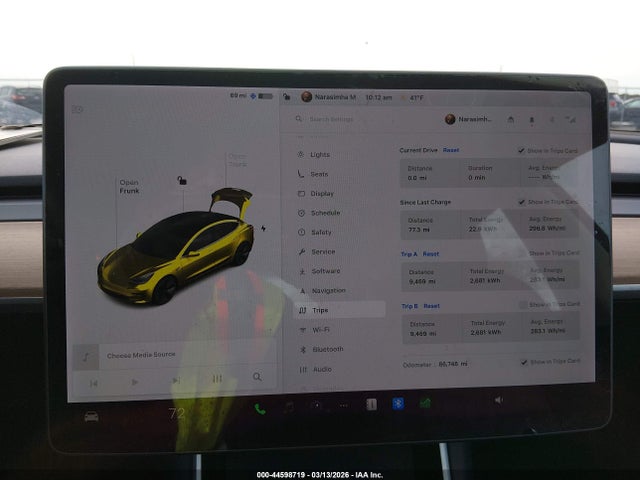 Продажа на аукционе авто 2018 Tesla Model 3 Long Range/mid Range, vin: 5YJ3E1EAXJF152456, номер лота: 44598719