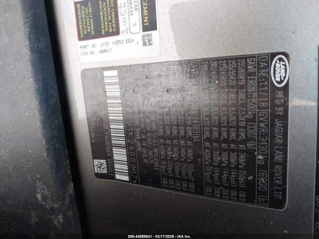 2019 LAND ROVER DISCOVERY SALRT2RV1K2400917 Photo 8