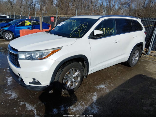 Aukcja sprzedaży 2015 Toyota Highlander Xle V6, vin: 5TDJKRFH4FS142048, numer aukcji: 44598925