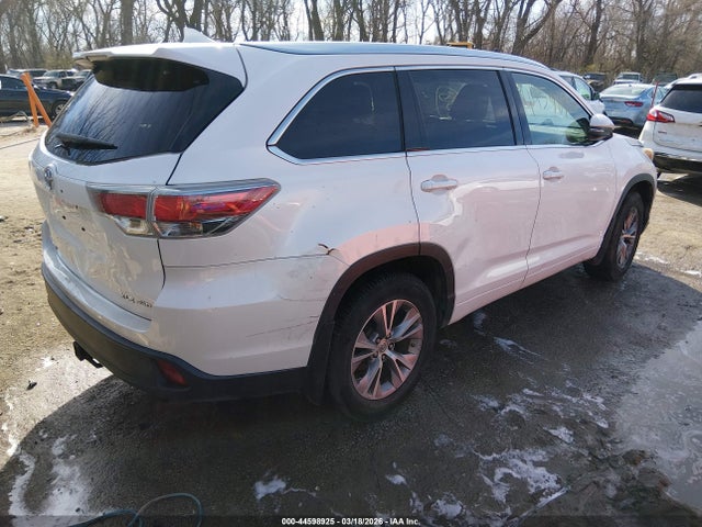 Aukcja sprzedaży 2015 Toyota Highlander Xle V6, vin: 5TDJKRFH4FS142048, numer aukcji: 44598925