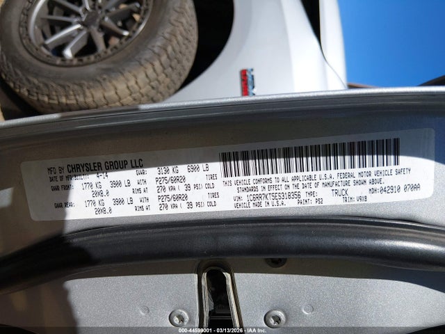 2014 RAM 1500 1C6RR7KT5ES318356 Photo 8