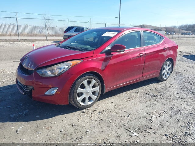 2013 Hyundai Elantra Limited მანქანა იყიდება აუქციონზე, vin: KMHDH4AE6DU515283, აუქციონის ნომერი: 44599089