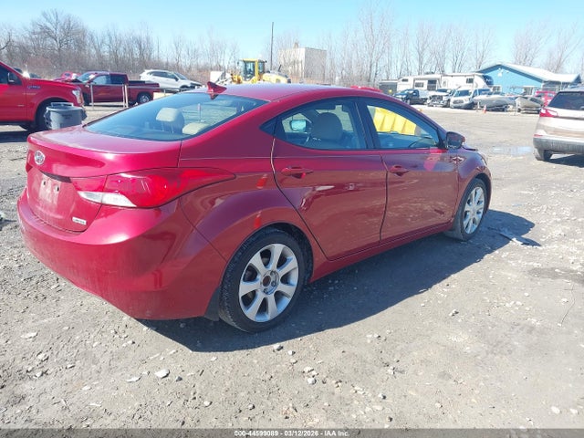 2013 Hyundai Elantra Limited მანქანა იყიდება აუქციონზე, vin: KMHDH4AE6DU515283, აუქციონის ნომერი: 44599089
