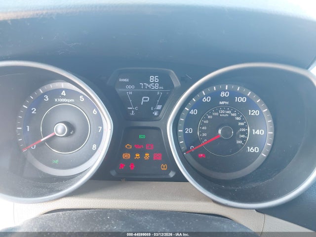 2013 Hyundai Elantra Limited მანქანა იყიდება აუქციონზე, vin: KMHDH4AE6DU515283, აუქციონის ნომერი: 44599089