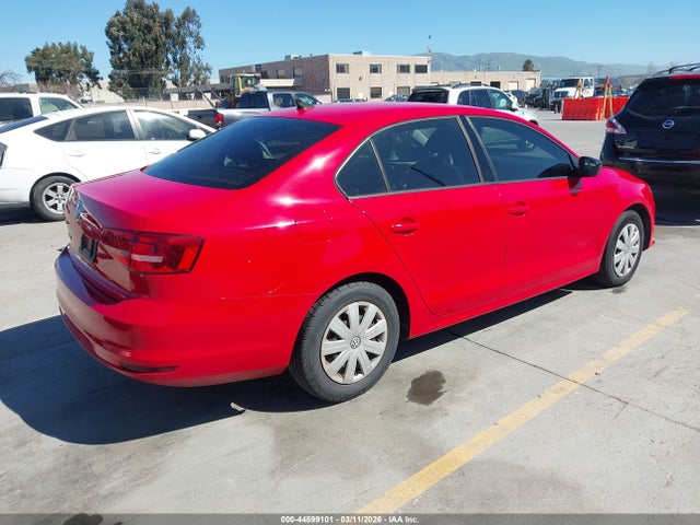 44599101 :رقم المزاد ، 3VW2K7AJ0FM316049 vin ، 2015 Volkswagen Jetta 2.0l S مزاد بيع