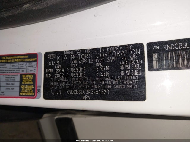 2019 KIA NIRO KNDCB3LC3K5264320 Photo 8