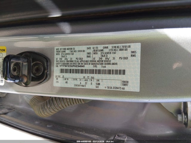 Ford F-150 Xlt 2023 1FTFW1E5XPKE94840 Image 9