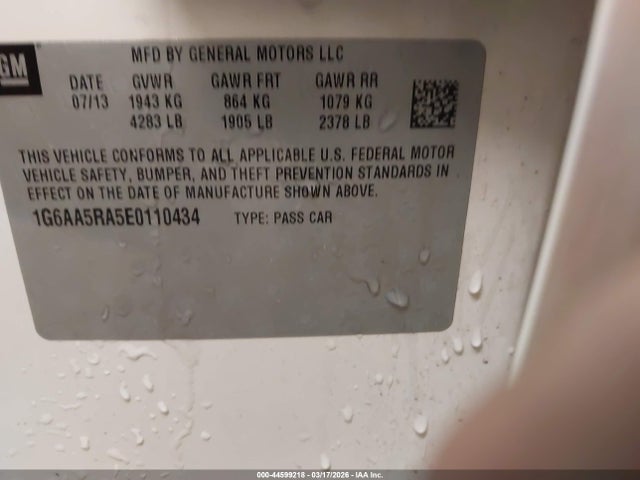 2014 CADILLAC ATS 1G6AA5RA5E0110434 Photo 8