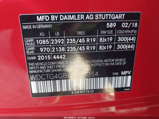 2018 MERCEDES-BENZ GLA 250 WDCTG4GB6JJ500354 Photo 8