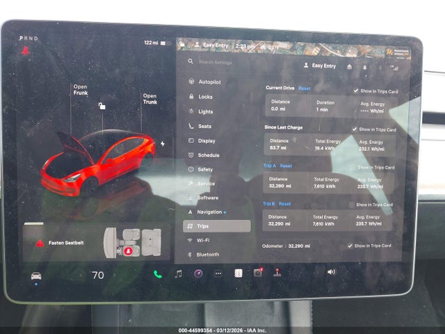Aukcja sprzedaży 2023 Tesla Model 3 Rear-wheel Drive, vin: 5YJ3E1EA0PF707004, numer aukcji: 44599354