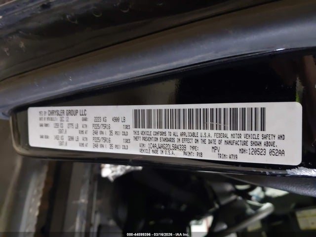 Aukcja sprzedaży 2013 Jeep Wrangler Sport, vin: 1C4AJWAG2DL584339, numer aukcji: 44599396