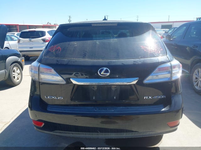 44599462 :رقم المزاد ، JTJZB1BA5A2004061 vin ، 2010 Lexus Rx 450h مزاد بيع