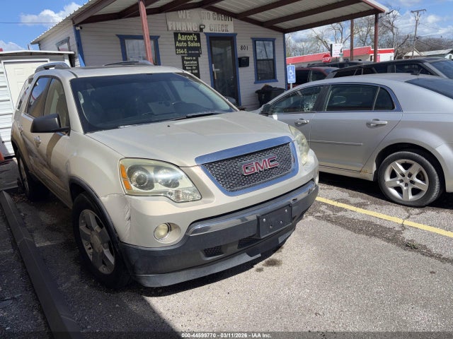 44599770 :رقم المزاد ، 1GKER23738J195375 vin ، 2008 Gmc Acadia Slt-1 مزاد بيع