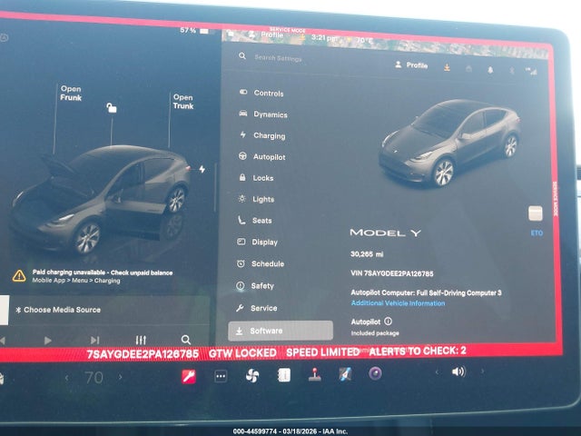 2023 TESLA MODEL Y 7SAYGDEE2PA126785 Photo 6