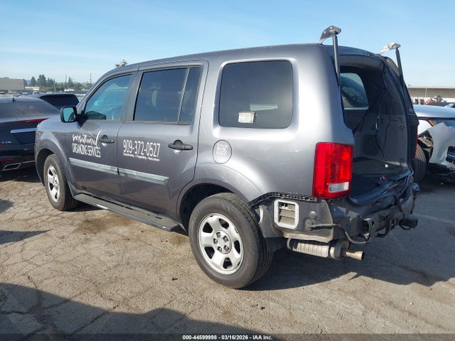 Honda PILOT LX 2014 5FNYF3H23EB023046 Image 3