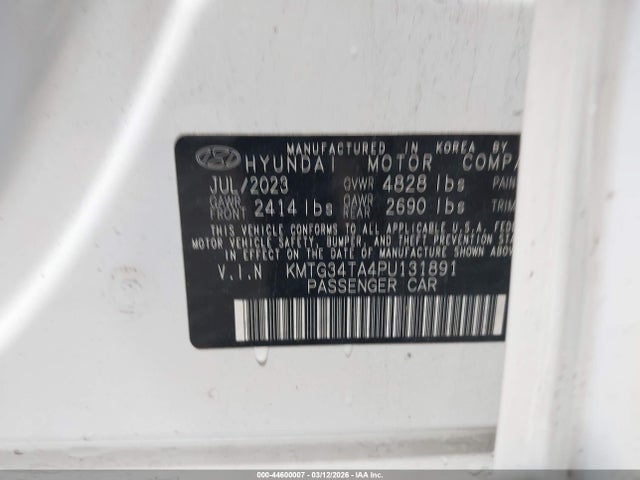 2023 GENESIS G70 KMTG34TA4PU131891 Photo 8