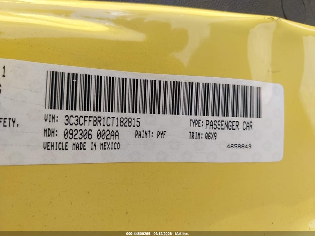 2012 FIAT 500 3C3CFFBR1CT182815 Photo 8
