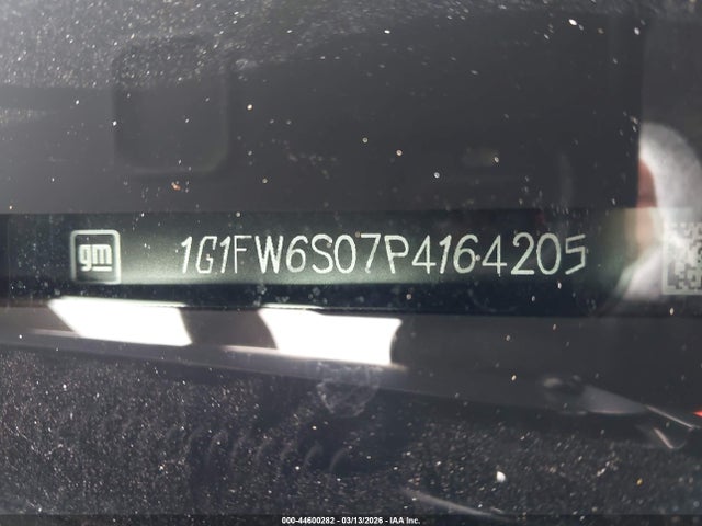 1G1FW6S07P4164205 Chevrolet Bolt Ev Fwd 1lt