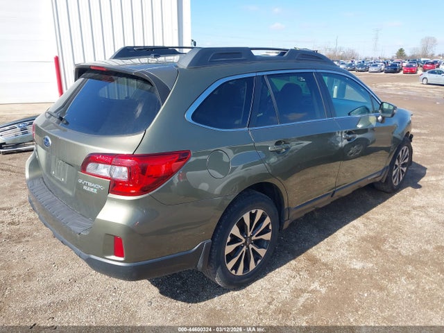 2015 Subaru Outback 2.5i Limited მანქანა იყიდება აუქციონზე, vin: 4S4BSANC2F3287825, აუქციონის ნომერი: 44600324