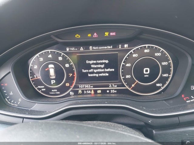 Aukcja sprzedaży 2017 Audi A4 Allroad 2.0t Premium, vin: WA19NAF44HA047136, numer aukcji: 44600425